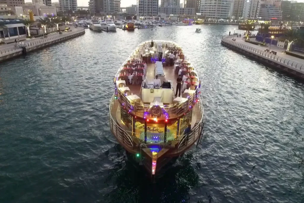 Mega Dhow Cruise With Dinner In Marina, Dubai