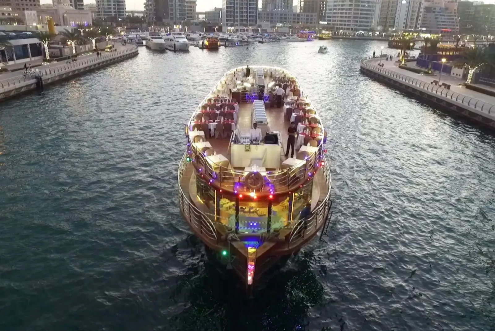 Mega Dhow Cruise With Dinner In Marina, Dubai